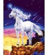 Licorne sur un rocher Broderie Diamant