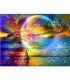 Lune multicolore Broderie Diamant