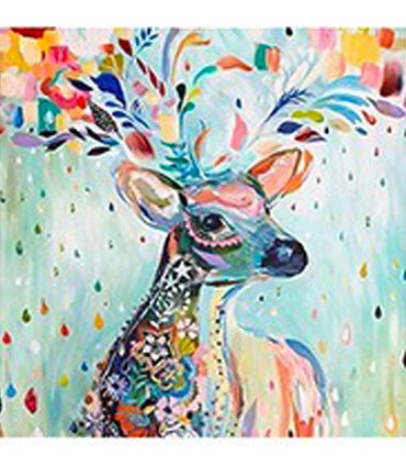 Tableau biche Broderie Diamant