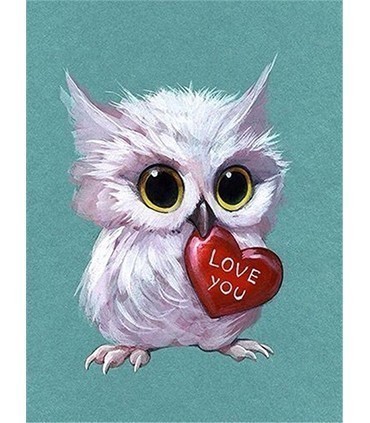 Bébé chouette Broderie Diamant