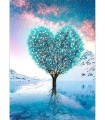 L'arbre coeur Broderie Diamant