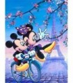 Minnie et Mickey à Paris Broderie Diamant