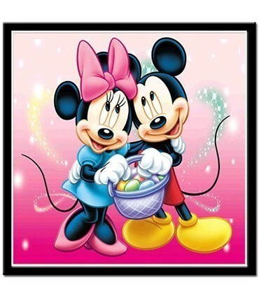 Bonbon Mickey et Minnie Diamond Painting
