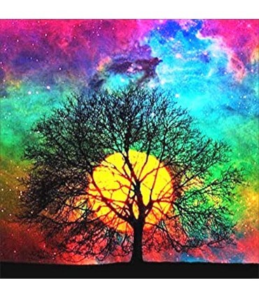 Arbre coloré Diamond Painting