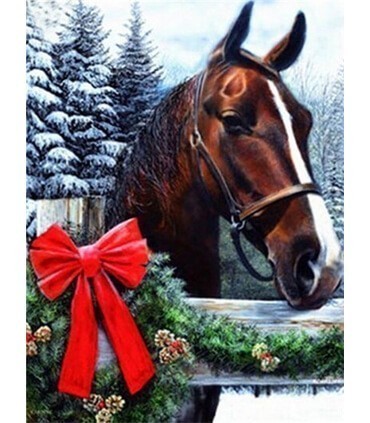 Cheval d'hiver Diamond Painting