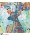 Peinture cerf coloré Diamond Painting