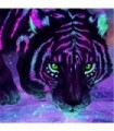 Tigre Néon Diamond Painting