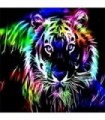Grand Tigre Néon Diamond Painting