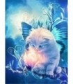 Chaton bleu imaginaire Diamond Painting