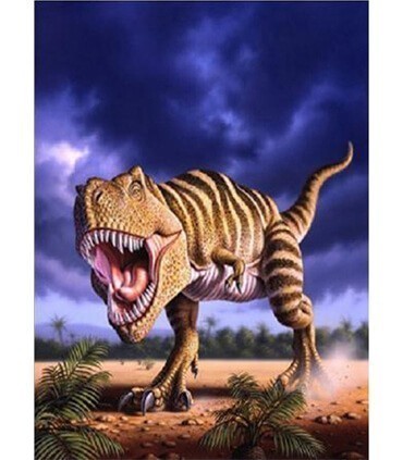 Tyranausore en colère Diamond Painting