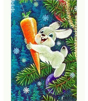 Lapin des forêt Diamond Painting