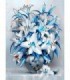 Bouquet de Lys Bleu Diamond Painting