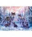 Famille de Loup Diamond Painting
