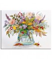 Bouquet de fleurs Broderie Diamant