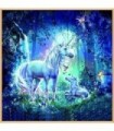 Licorne Féérique bleue Diamond Painting