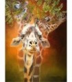 Portrait de Girafe Diamond Painting