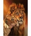 Couple de Lion Diamond Painting