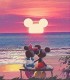 Mickey et Minnie à la mer Diamant