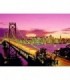Pont de San Francisco au couché de soleil Diamond Painting