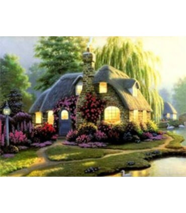 Charmante maison traditionnelle Diamond Painting