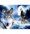 Loups dans la nuit Diamond Painting