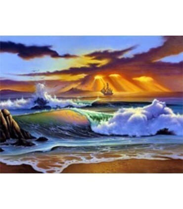 Mer agitée Diamond Painting