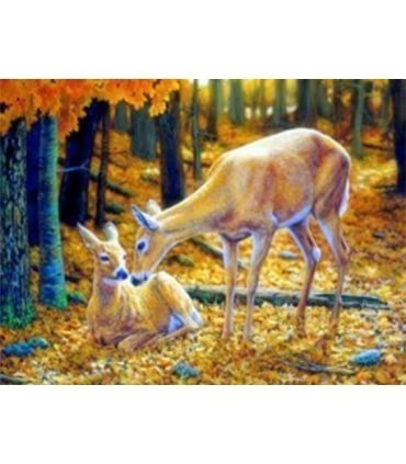 Biches en automne Diamond Painting