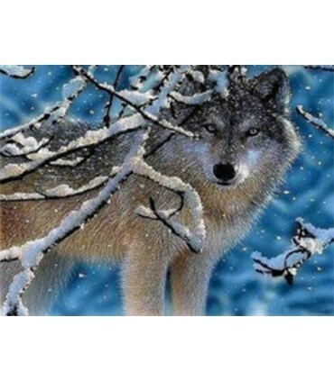 Qui as vu le loup Diamond Painting