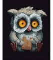La chouette et son biscuit Diamond Painting