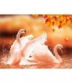 L'automne des Cygnes Diamond Painting